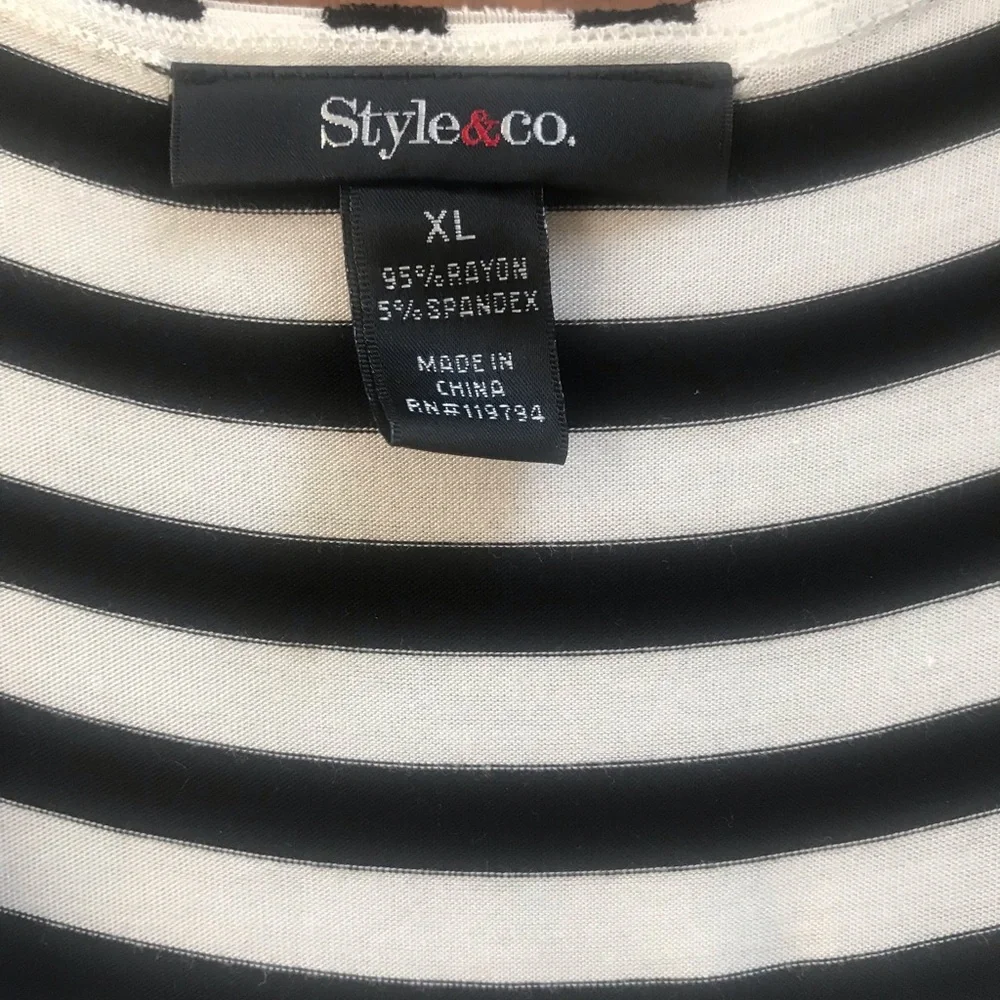 Style & Company Striped Maxi Sundress - Picture 3 of 6